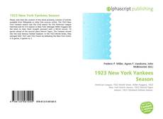 Borítókép a  1923 New York Yankees Season - hoz