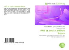 Borítókép a  1931 St. Louis Cardinals Season - hoz