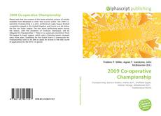 Bookcover of 2009 Co-operative Championship