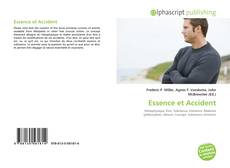 Borítókép a  Essence et Accident - hoz