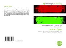 Borítókép a  Macau Open - hoz