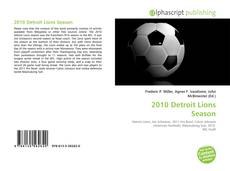 2010 Detroit Lions Season的封面