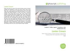 Bookcover of Lester Crown