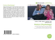 Bookcover of Posture (Psychology)