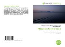 Bookcover of Messinian Salinity Crisis
