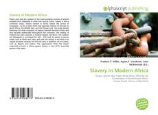 Borítókép a  Slavery in Modern Africa - hoz
