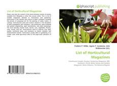 Borítókép a  List of Horticultural Magazines - hoz