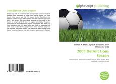 2008 Detroit Lions Season的封面