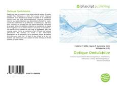 Bookcover of Optique Ondulatoire