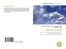 Capa do livro de Blackburn Sprat 