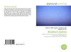 Capa do livro de Blackburn Sydney 