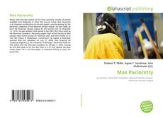 Capa do livro de Max Pacioretty 