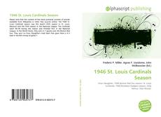 Capa do livro de 1946 St. Louis Cardinals Season 