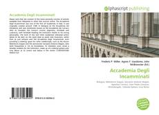 Capa do livro de Accademia Degli Incamminati 