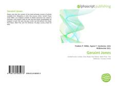Capa do livro de Geraint Jones 