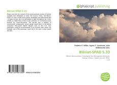 Blériot-SPAD S.33的封面