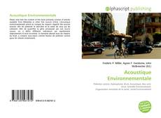 Acoustique Environnementale的封面