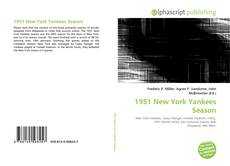 1951 New York Yankees Season的封面