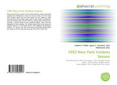 Capa do livro de 1952 New York Yankees Season 