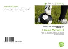 Capa do livro de K-League MVP Award 