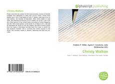 Portada del libro de Christy Walton