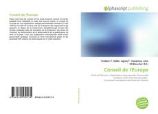 Bookcover of Conseil de l'Europe
