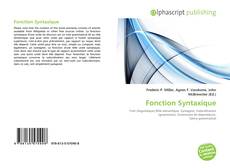 Fonction Syntaxique的封面