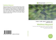 Bookcover of Matthew Maynard