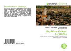 Magdalene College, Cambridge的封面