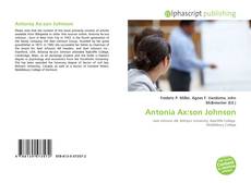 Antonia Ax:son Johnson的封面