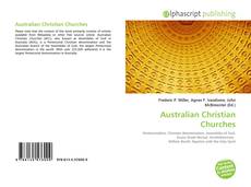 Bookcover of Australian Christian Churches