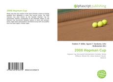 Bookcover of 2008 Hopman Cup