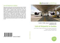 Bookcover of List of Airports in Serbia