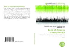 Borítókép a  Bank of America Championship - hoz