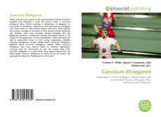 Concours d'Elegance的封面