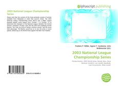 Borítókép a  2003 National League Championship Series - hoz