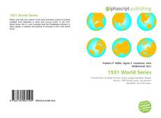 Borítókép a  1931 World Series - hoz