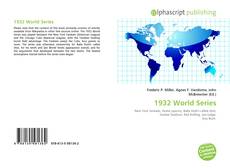 1932 World Series的封面