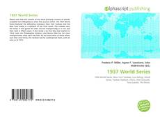 Bookcover of 1937 World Series