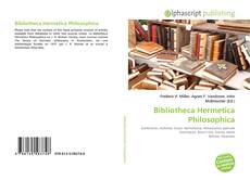Bibliotheca Hermetica Philosophica的封面