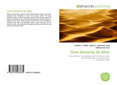 Gran Desierto de Altar的封面