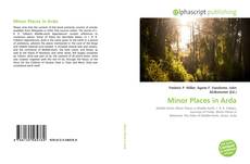 Minor Places in Arda的封面