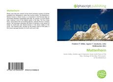 Matterhorn的封面