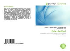 Portada del libro de Palais Fédéral