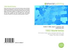 Couverture de 1953 World Series