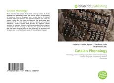Обложка Catalan Phonology