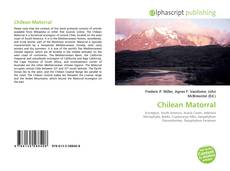 Обложка Chilean Matorral