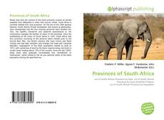 Bookcover of Provinces of South Africa