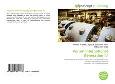 Bookcover of Forum International Génération IV