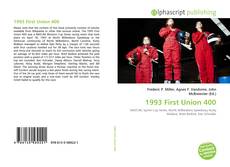 1993 First Union 400的封面